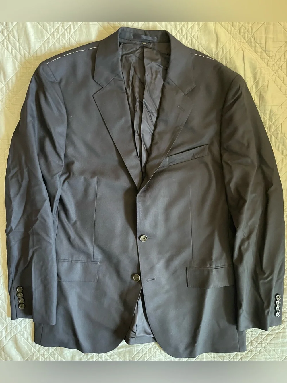 J. CREW Ludlow Slim-fit suit jacket in Italian wool Deep Navy NWT 42 R $550